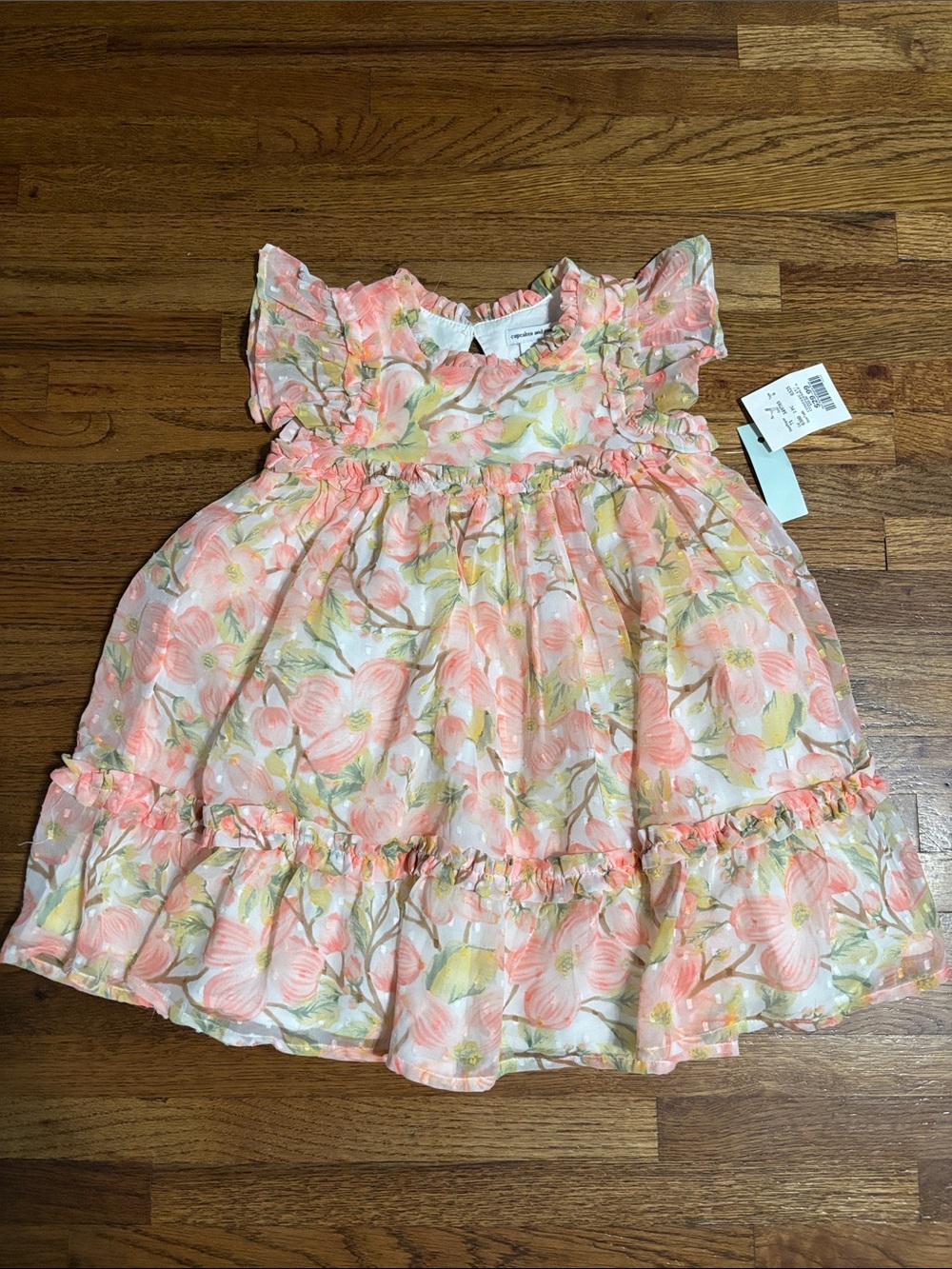 NWT Cupcakes & Cashmere fancy floral dress